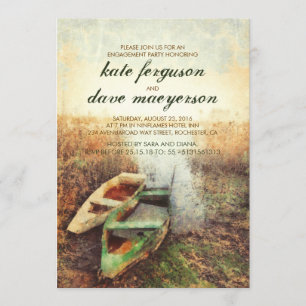 Convites Festa de noivado de Quebra da Frente de Água da Ca