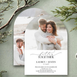 Convites Festa de noivado de Script de Fotografia do Arch 4