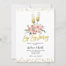 Convites Festa de noivado de Vinho do Vinho do Sip Sip