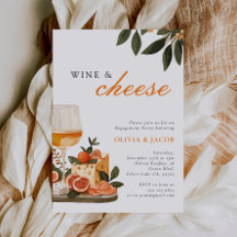 Festa de noivado de vinho e queijo