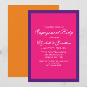 Convites Festa de noivado Mínima do Sol Vibrante