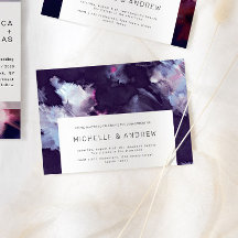 Festa de noivado Roxo Moderna do Traço do Pincel