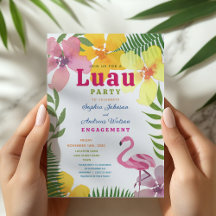 Festa de Noivado Tropical Luau
