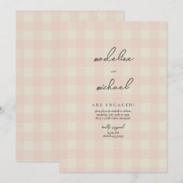 Convites Festa de Noivado Xadrez de Búfalo