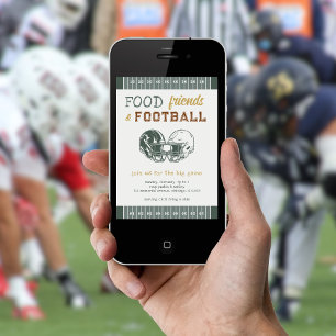 Convites Festa de observação noturna do jogo de futebol
