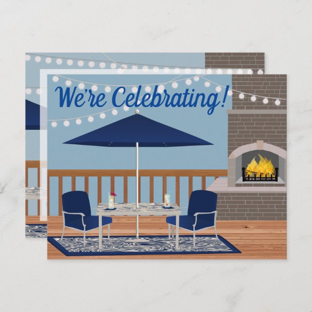 Convites Festa de Paciência Exterior (Frente/Verso)