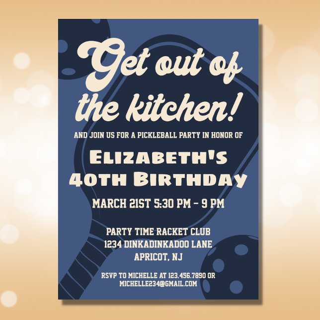 Convites Festa de Pickleball do Navy Esportes Remo de Anive (Criador carregado)