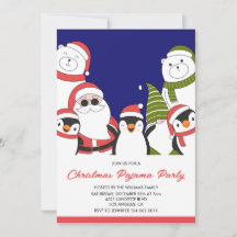 Festa de Pijama de Natal Sonolento Urso Papai Noel