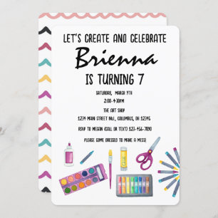 Convites Festa de pintura em Festa de Arte Festa Artesanato