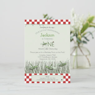 Convites Festa de Piquenique primeiro aniversario de Gafanh