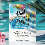 Convites Festa de Piscina de Verão Aquarela Doce 16 Anivers<br><div class="desc">Mergulhe em celebração com nosso Festa de Piscina de Verão, Watercolor Sweet 16 Aniversário! Perfeito para um apogeu e na moda do 16º aniversário, este convite apresenta uma vibrante arte de aquarela com uma animada cena piscina e balões coloridos flutuando acima. A tipografia moderna e nítida mostra claramente todos os...</div>