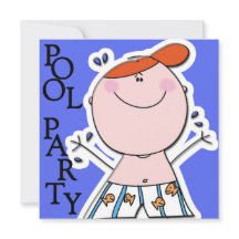 Festa de Piscina de verão para crianças bonitas, n