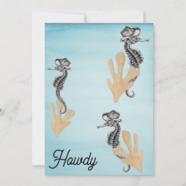 Convites Festa de Piscina do Cowboy Seacavalo