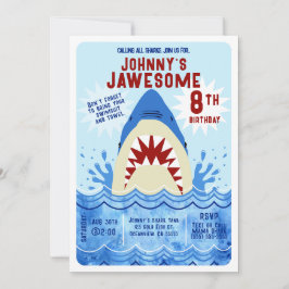 Convites Festa de Piscina do Tubarão