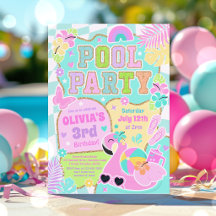 Festa de Piscina Préppy Fashionista Festa de Anive