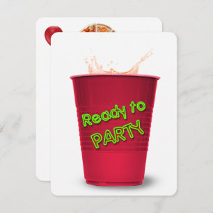 Convites Festa de Pizza de Aniversário