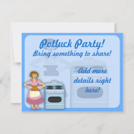 Convites Festa de Potluck
