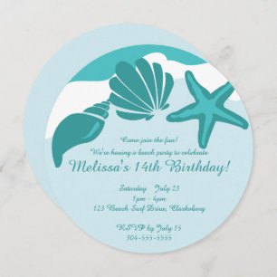 Convites Festa de Praia