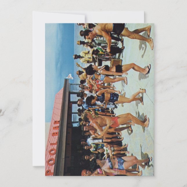 Convites Festa de Praia do Vintage 50 (Frente)