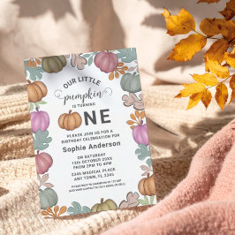 Convites Festa de primeiro aniversario das Foliagens e Hall