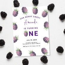 Festa de primeiro aniversario de Blackberry | Berr