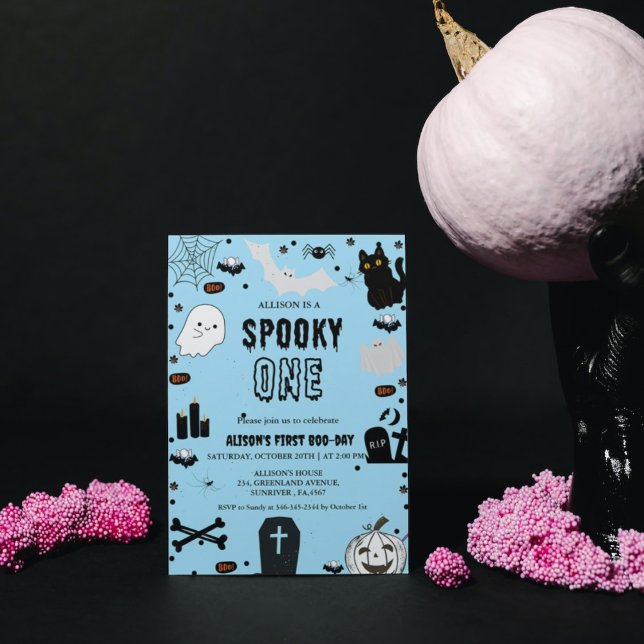 Convites Festa de primeiro aniversario de Garota Fantasma d (Criador carregado)