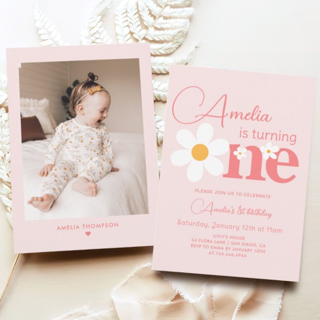 Convites Festa de primeiro aniversario de margarida rosa fo (Criador carregado)