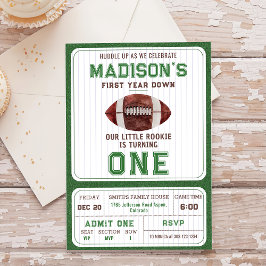 Convites Festa de primeiro aniversario do 1º Ano de Abaixo 