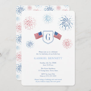 Convites Festa de primeiro aniversario do Dia da Independên