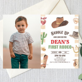 Convites Festa de primeiro aniversario do Primeiro Rodeio O