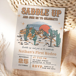 Convites Festa de primeiro aniversario do Rodeo Ocidental d