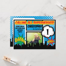 Festa de primeiro aniversario dos Super-Heróis em 