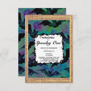 Convites Festa de primeiro aniversario Fantasma de Feliz Di