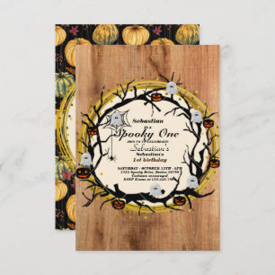 Convites Festa de primeiro aniversario Fantasma de Feliz Di