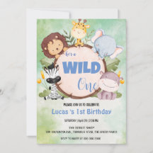 Festa de primeiro aniversario Selvagem Única Selva