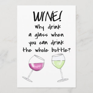 Convites Festa De Provando De Vinho Engraçada Dizendo Garr