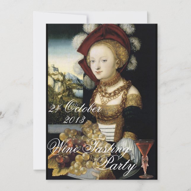 CONVITES FESTA DE PROVANDO DE VINHOS ANTICOS DE UVAS (Frente)