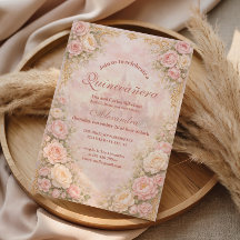 Festa de Quince Anos Soft Blush Rose Garden