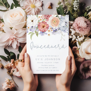 Convites Festa de Quinceanera, Arco Flamental Botânico, Imp