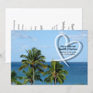 Convites Festa de Recepção de casamento postada Casada em