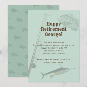 Convites Festa de Reforma da Pesca Rod n Reel