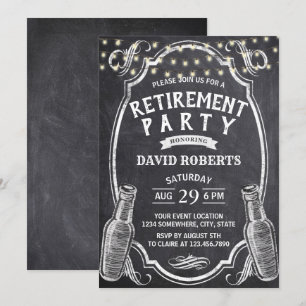 Convites Festa de Reforma do Quadro de Calços de Cerveja