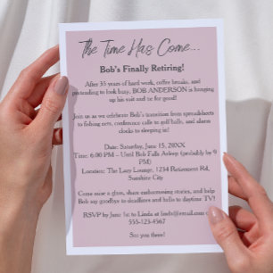 Convites Festa de Reforma Funerária