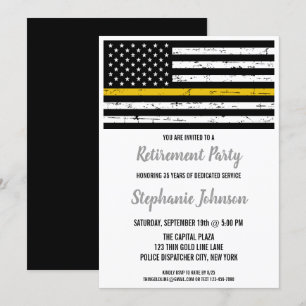 Convites Festa de Retirada da Polícia de Linha Dourada Thi