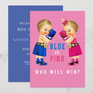 Convites Festa de Revolução de Gênero de Bebês