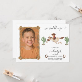 Convites Festa de Rodeio de Aniversário do CowBoy