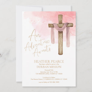 Convites Festa de Saída Missionária LDS