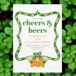 Convites Festa de Saúde e Cervejas do Dia de São Patrício