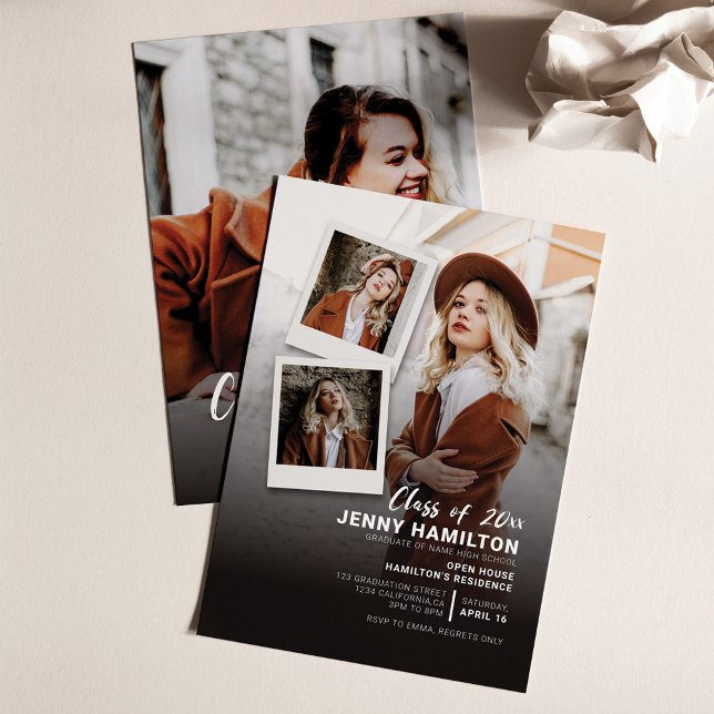 Convites Festa de Script de Fotos de Formando Graduação 202 (Criador carregado)