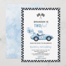 Festa de segundo aniversário de Carros de Corrida 